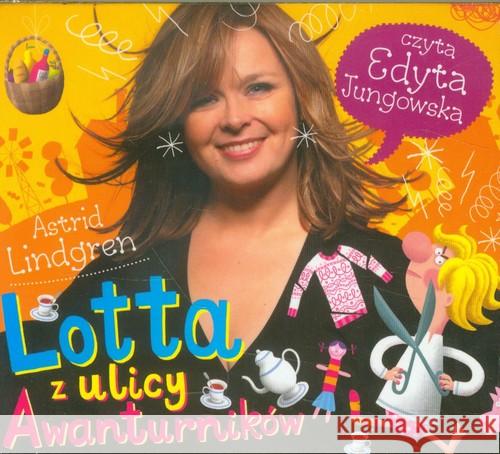 Lotta z ulicy Awanturników CD Mp3 - audiobook Lindgren Astrid 9788362264230 Jung-off-ska - książka