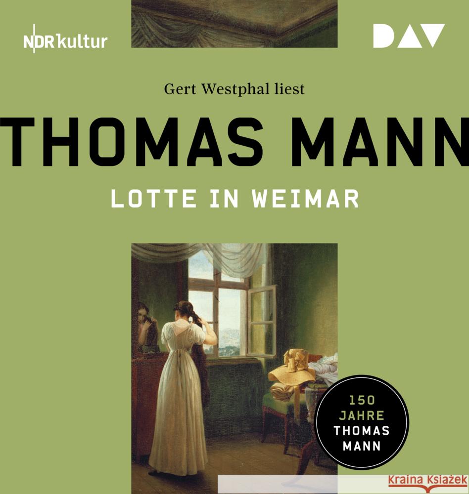 Lotte in Weimar, 2 Audio-CD, 2 MP3 Mann, Thomas 9783742433527 Der Audio Verlag, DAV - książka