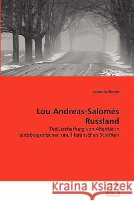 Lou Andreas-Salomés Russland Cordula Simon 9783639355048 VDM Verlag - książka