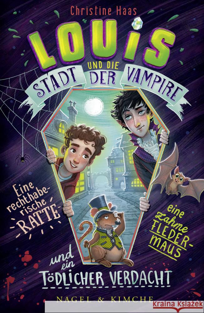 Louis und die Stadt der Vampire Haas, Christine 9783755600022 Nagel & Kimche - książka