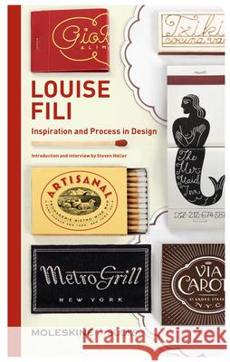 Louise Fili: Inspiration and Process in Design Louise Fili 9781616899837 Moleskine Books - książka