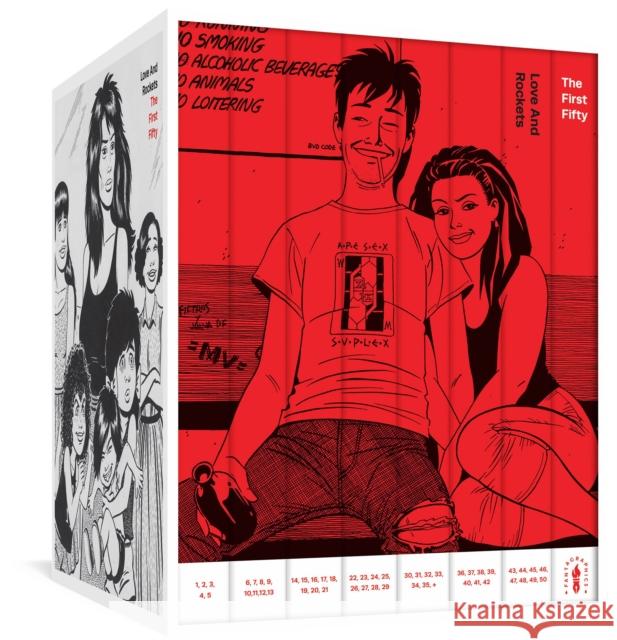 Love and Rockets: The First Fifty: The Classic 40th Anniversary Collection Mario Hernandez 9781683965541 Fantagraphics - książka