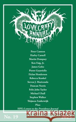 Lovecraft Annual No. 19 (2025) S. T. Joshi 9781614984764 Hippocampus Press - książka