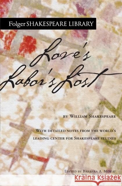 Love's Labor's Lost William Shakespeare Barbara a. Mowat Paul Werstine 9781982164959 Simon & Schuster - książka