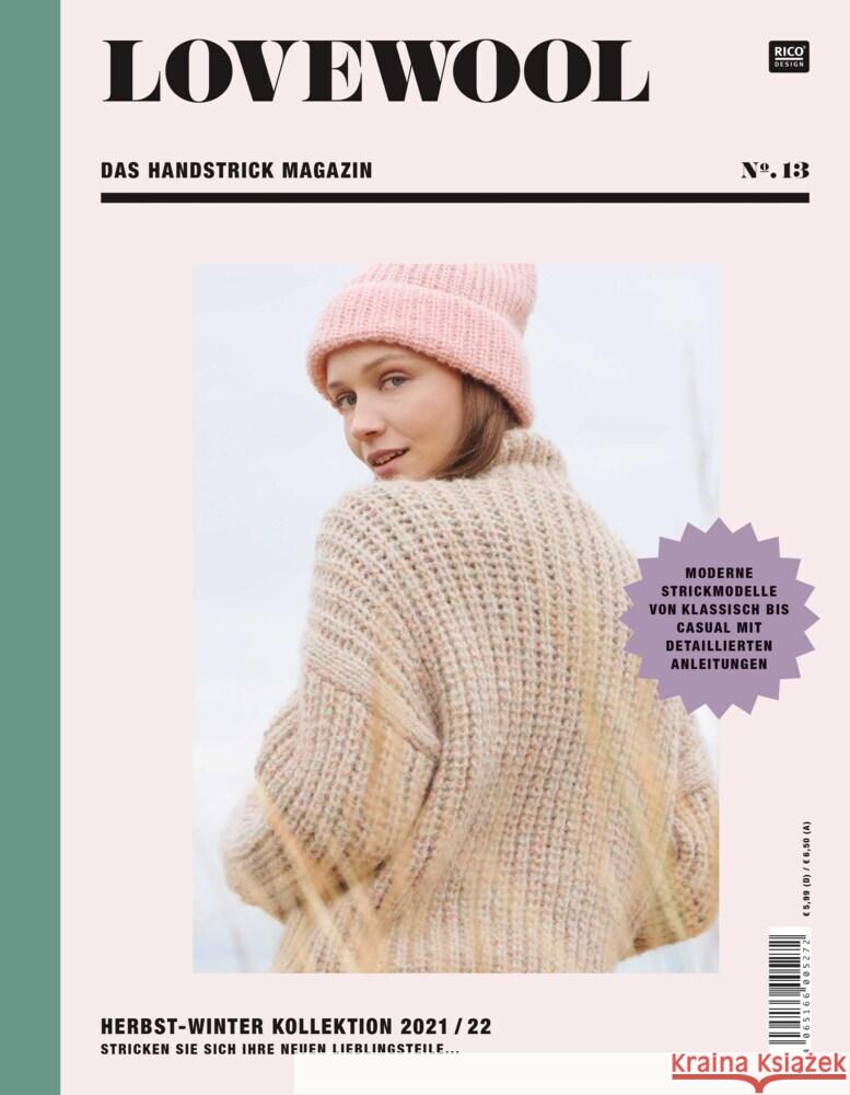 LOVEWOOL Das Handstrick Magazin. No.13  4065166005272 RICO-Design tap - książka