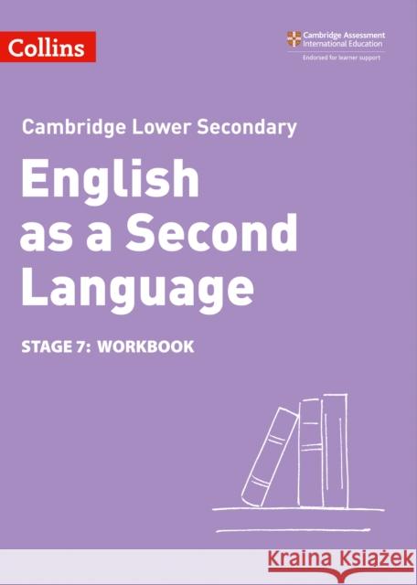 Lower Secondary English as a Second Language Workbook: Stage 7 Coates, Nick 9780008366858 HarperCollins Publishers - książka
