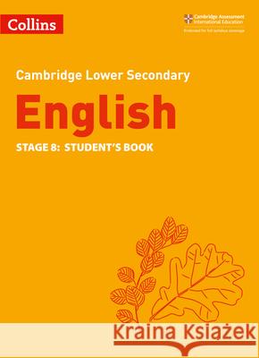 Lower Secondary English Student's Book: Stage 8 Richard Vardy 9780008364076 HarperCollins Publishers - książka