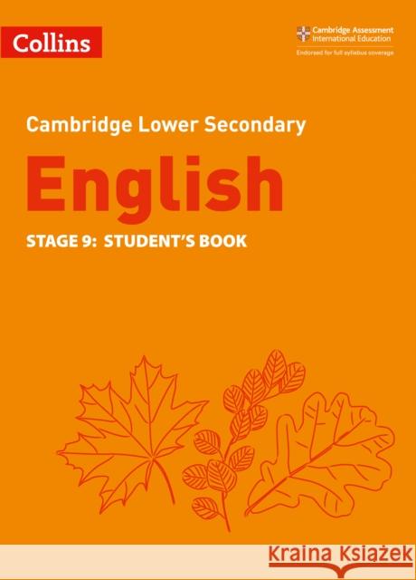 Lower Secondary English Student's Book: Stage 9 Naomi Hursthouse 9780008364083 HarperCollins Publishers - książka