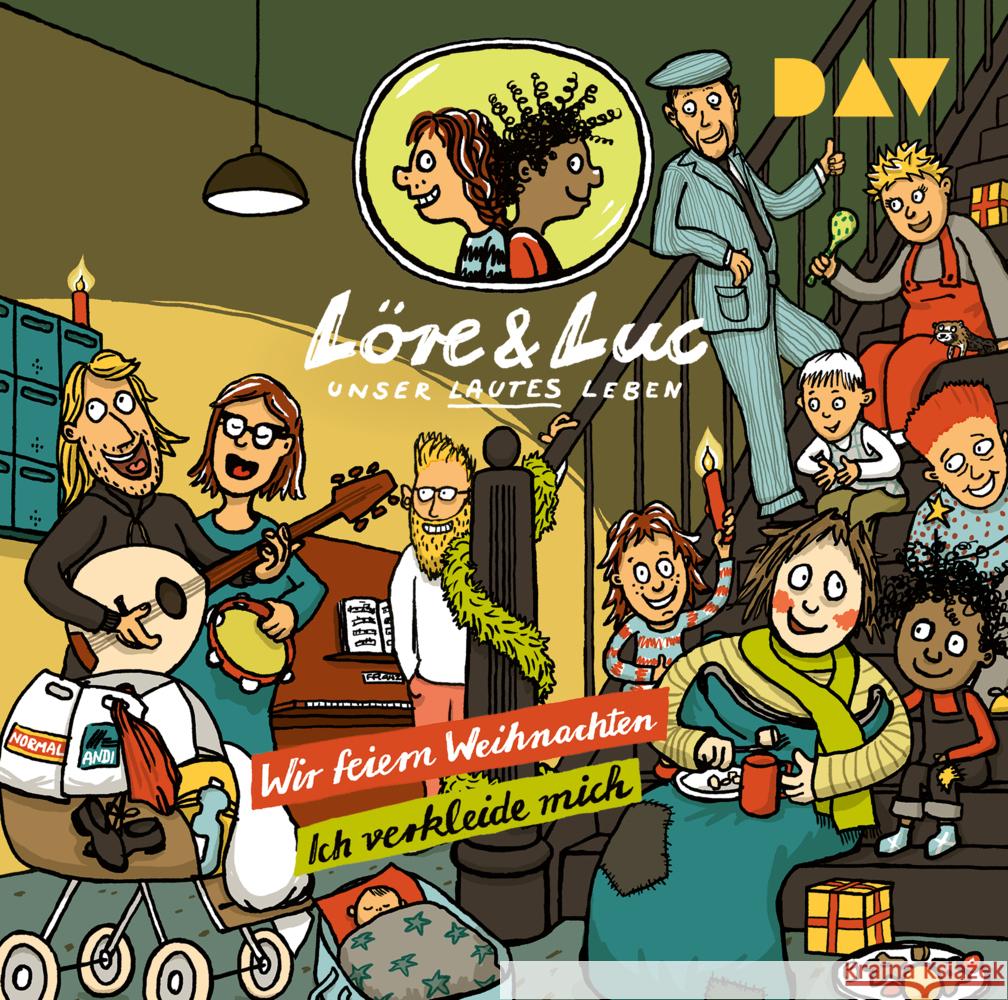 Löre & Luc - Unser lautes Leben (6). Folge 11: Wir feiern Weihnachten / Folge 12: Ich verkleide mich, 1 Audio-CD Alten, Jenny, Below, Leonie, Disselhoff, Johannes 9783742424938 Der Audio Verlag, DAV - książka