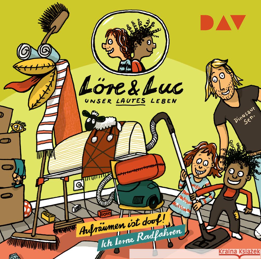 Löre & Luc - Unser lautes Leben (9). Folge 17: Aufräumen ist doof! / Folge 18: Ich lerne Radfahren, 1 Audio-CD Alten, Jenny, Disselhoff, Johannes 9783742428974 Der Audio Verlag, DAV - książka
