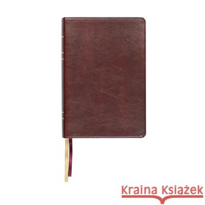 Lsb Large Print Wide Margin Paste-Down Reddish-Brown Faux Leather Steadfast Bibles 9781636640723 Steadfast Bibles - książka