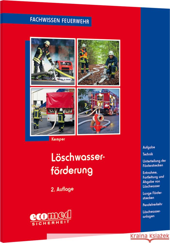 Löschwasserförderung Kemper, Hans 9783609683911 ecomed Sicherheit - książka