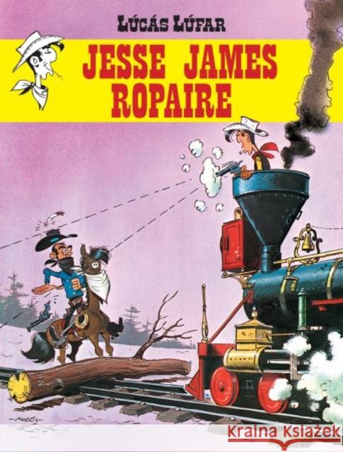 Lucas Lufar: Jesse James, Ropaire (Lucky Luke in Irish) Rene Goscinny 9781913573676 Dalen Eireann - książka