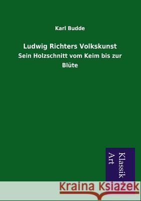 Ludwig Richters Volkskunst Karl Budde 9783954911752 Salzwasser-Verlag Gmbh - książka