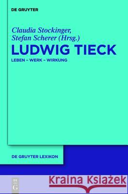 Ludwig Tieck Stockinger, Claudia 9783110183832 Gruyter - książka