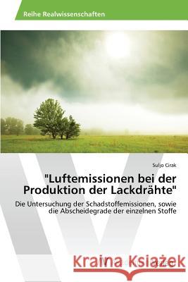 Luftemissionen bei der Produktion der Lackdrähte Cirak Suljo 9783639856491 AV Akademikerverlag - książka