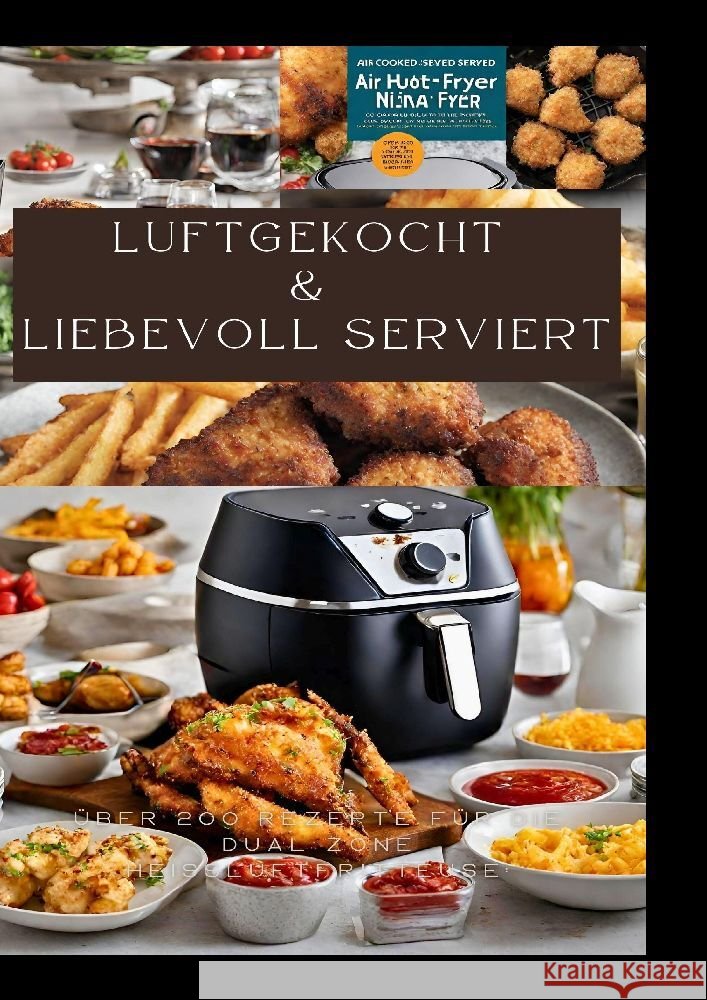 Luftgekocht & Liebevoll Serviert: ?BER 200 REZEPTE F?R DIE DUAL ZONE HEISSLUFTFRITTEUSE: Schnell, einfach und k?stlich kochen mit der Ninja Hei?luftfr Sabine M?ller 9783384158079 Tredition Gmbh - książka