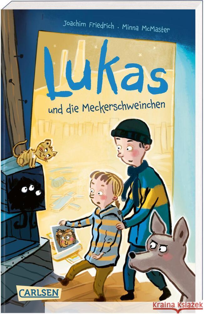 Lukas und die Meckerschweinchen Friedrich, Joachim, McMaster, Minna 9783551321138 Carlsen - książka