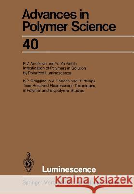 Luminescence E.V. Anufrieva 9783662153741 Springer-Verlag Berlin and Heidelberg GmbH &  - książka