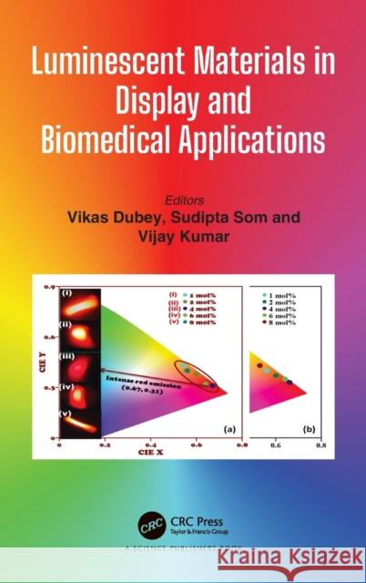 Luminescent Materials in Display and Biomedical Applications Vikas Dubey Sudipta Som Vijay Kumar 9780367112127 CRC Press - książka