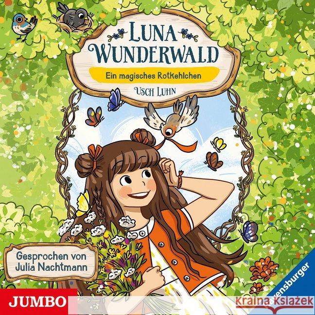 Luna Wunderwald - Ein magisches Rotkehlchen, 1 Audio-CD : CD Standard Audio Format, Lesung Luhn, Usch 9783833739835 Jumbo Neue Medien - książka