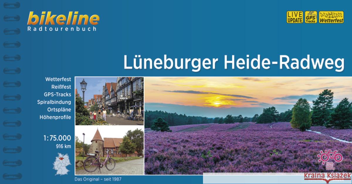 Luneburger Heide Radweg: 2021    9783850009409 Verlag Esterbauer - książka