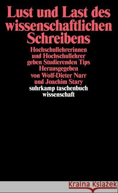 Lust und Last des wissenschaftlichen Schreibens  9783518290378 Suhrkamp - książka