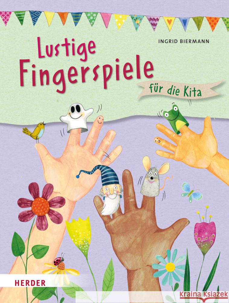 Lustige Fingerspiele Biermann, Ingrid 9783451392252 Herder, Freiburg - książka