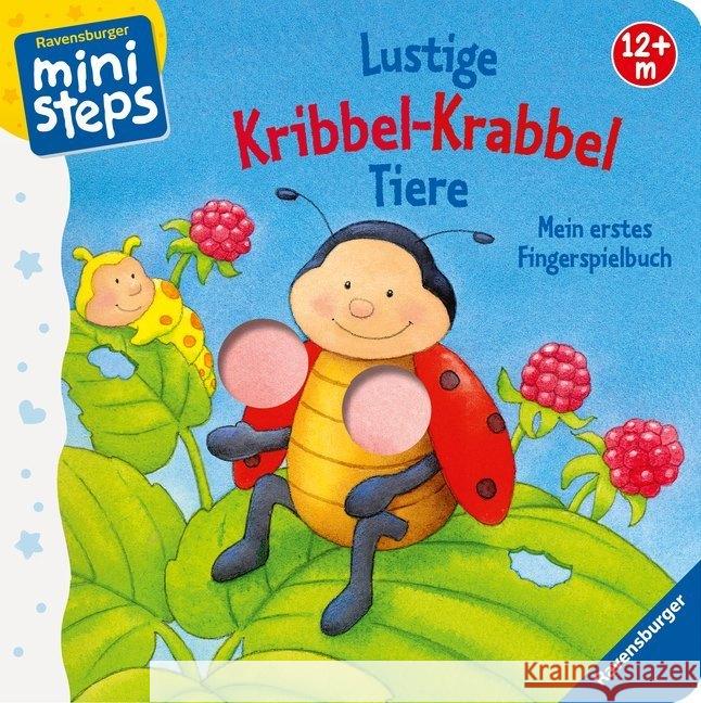 Lustige Kribbel-Krabbel Tiere : Mein erstes Fingerspielbuch Grimm, Sandra; Dal Lago, Gabriele 9783473317004 Ravensburger Buchverlag - książka