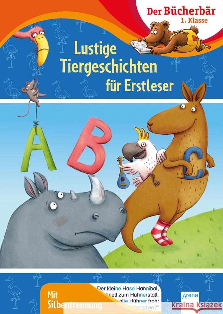 Lustige Tiergeschichten für Erstleser Kaup, Ulrike, Grosche, Erwin, Nahrgang, Frauke 9783401717692 Arena - książka