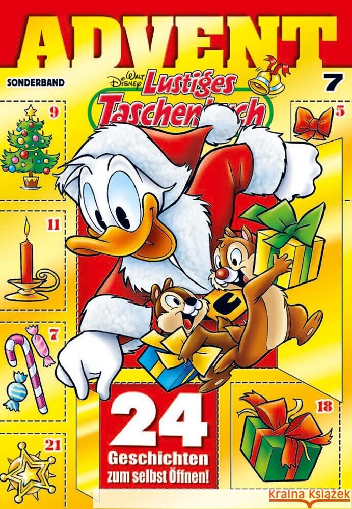 Lustiges Taschenbuch Advent. Bd.7 Disney, Walt 9783841335319 Egmont Ehapa Berlin Buch - książka