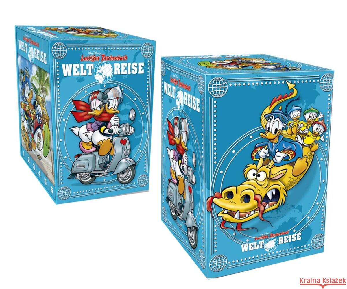 Lustiges Taschenbuch Weltreise Box. Bde.1-6 Disney, Walt 9783841340184 Egmont Ehapa Berlin Buch - książka