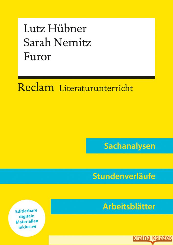 Lutz Hübner / Sarah Nemitz: Furor (Lehrerband) Christensen, Anke 9783150158340 Reclam, Ditzingen - książka