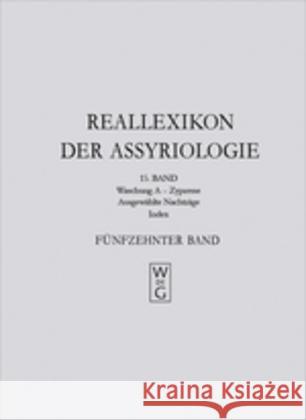 lWaschung.A - Zypresse, Nachträge, Index No Contributor 9783110500479 de Gruyter - książka