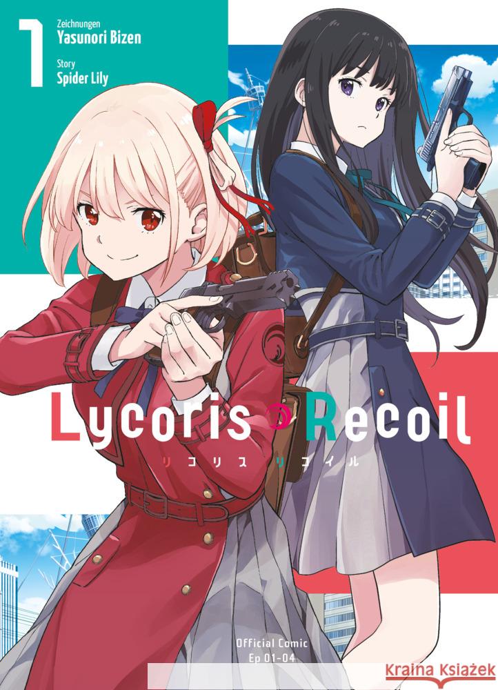 Lycoris Recoil 01 Spider Lily, Bizen, Yasunori 9783741639395 Panini Manga und Comic - książka