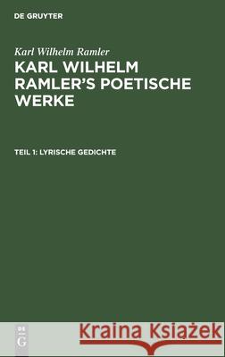 Lyrische Gedichte No Contributor 9783112410912 de Gruyter - książka