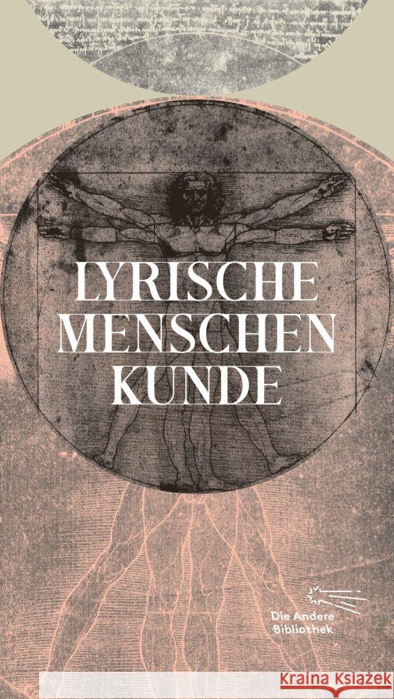 Lyrische Menschenkunde  9783847704560 AB - Die Andere Bibliothek - książka