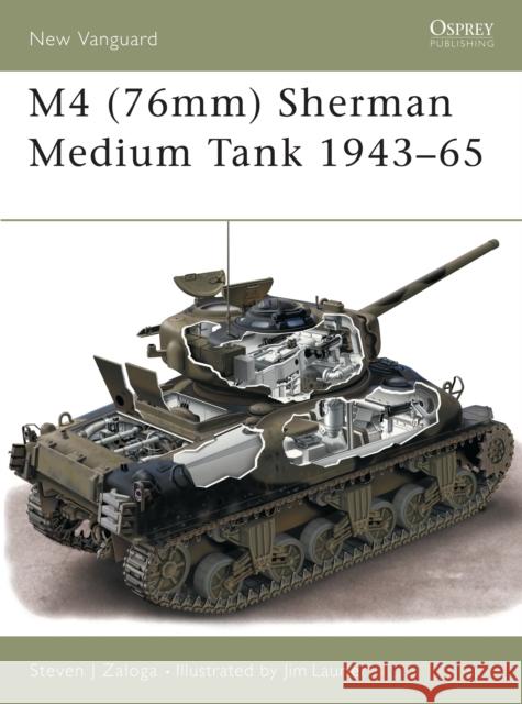 M4 (76mm) Sherman Medium Tank 1943-65 Zaloga, Steven J. 9781841765426 Osprey Publishing (UK) - książka