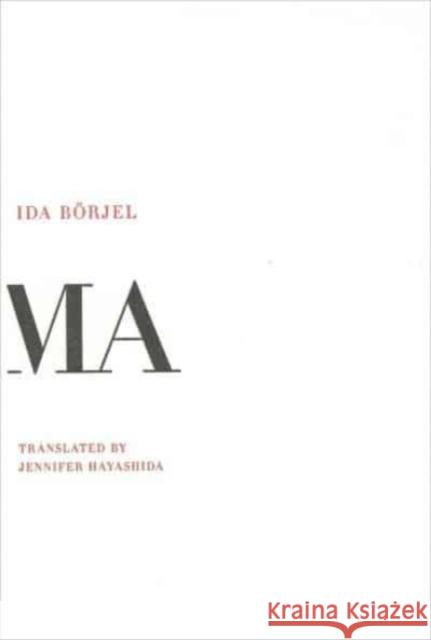 MA Ida Borjel 9781946604057 Ugly Duckling Presse - książka