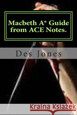 Macbeth. A* Guide from ACE Notes. Jones, Des 9781505260212 Createspace - książka
