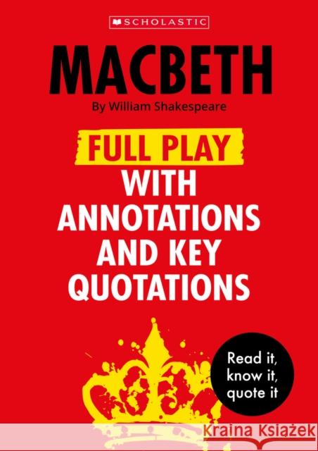Macbeth: Full Play with Annotations and Key Quotations Alison Powell 9780702336676 Scholastic - książka