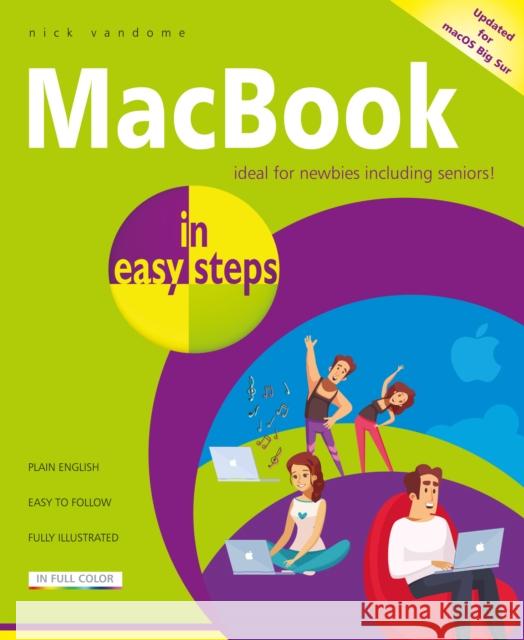 MacBook in easy steps Nick Vandome 9781840789171 In Easy Steps Limited - książka