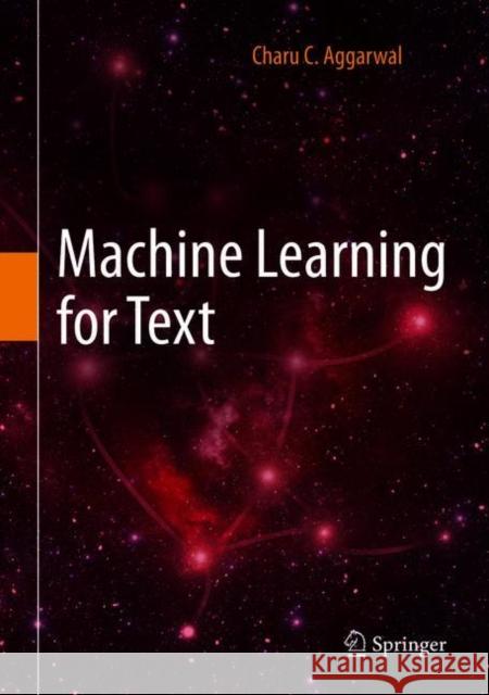 Machine Learning for Text Charu C. Aggarwal 9783319735306 Springer - książka
