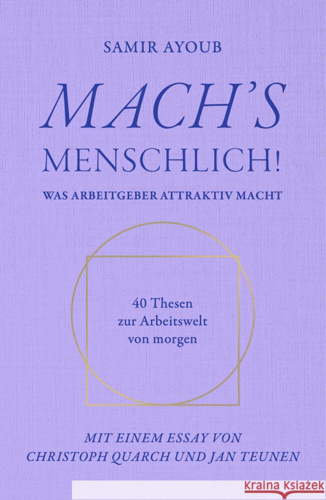 MACH'S MENSCHLICH! Ayoub, Samir 9783948206109 Legenda Q - książka