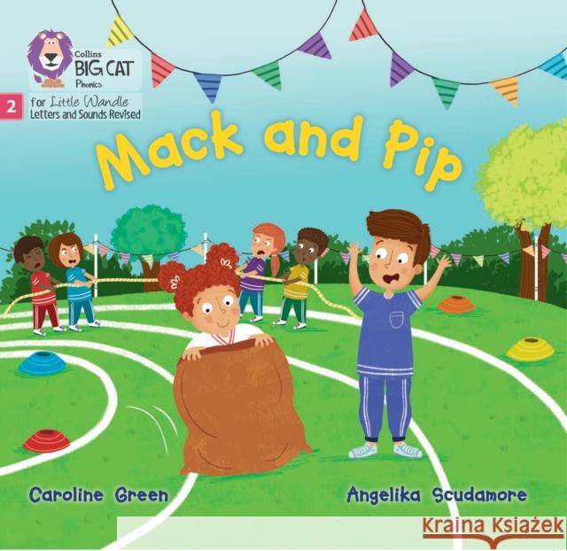 Mack and Pip: Phase 2 Set 3 Caroline Green 9780008539979 HarperCollins Publishers - książka