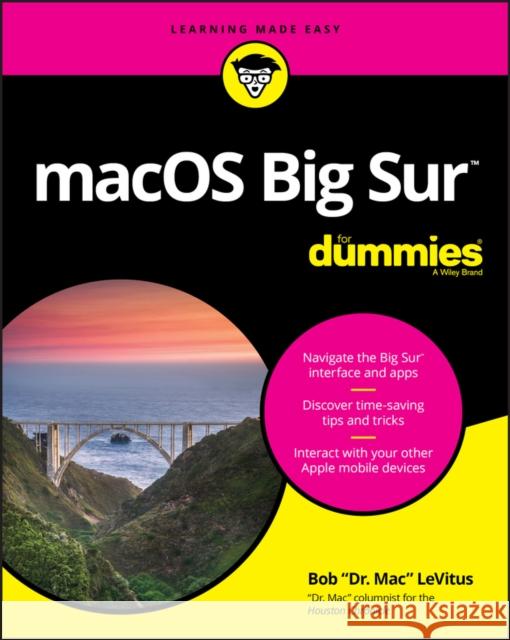 Macos Big Sur for Dummies Bob LeVitus 9781119730101 For Dummies - książka