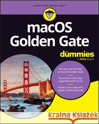 macOS Golden Gate for Dummies Guy Hart-Davis 9781394457526 For Dummies - książka