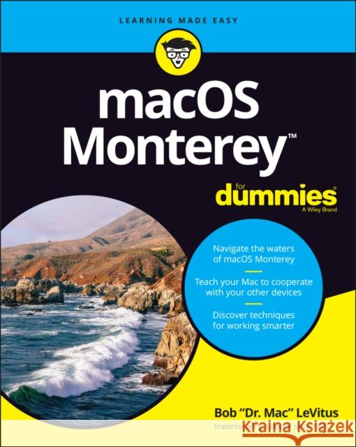 Macos Monterey for Dummies LeVitus, Bob 9781119836964 John Wiley & Sons Inc - książka