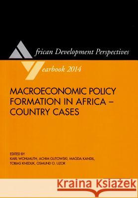 Macroeconomic Policy Formation in Africa - Country Cases Tobias Knedlik 9783643905222 Lit Verlag - książka