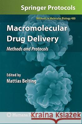 Macromolecular Drug Delivery: Methods and Protocols Belting, Mattias 9781588299994 Humana Press - książka